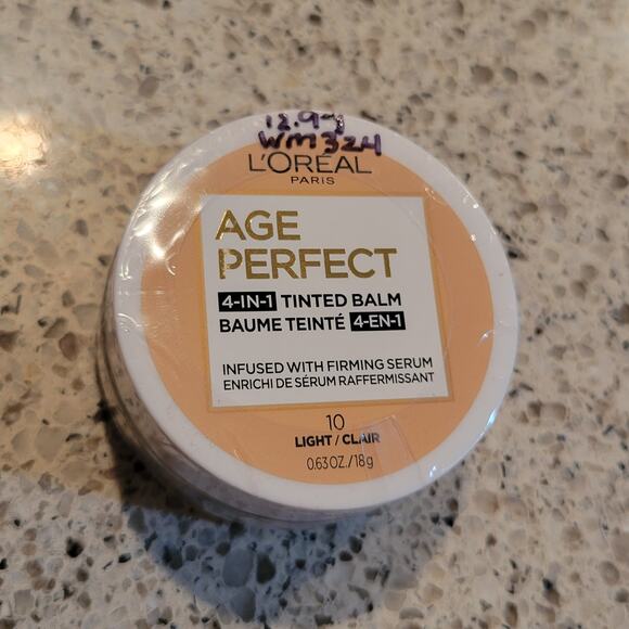 3 L'Oreal Age Perfect 4-in-1 Tinted Face Balm Foundation Firming LIGHT #20✨️NEW - Picture 3 of 4